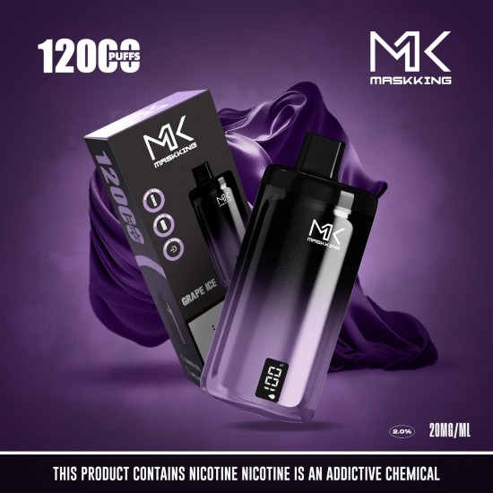 سحبة ماسكنج MK عنب ايس الجاهزة 12000 بف* سحبة ماسكنج MK عنب ايس الجاهزة 12000 بف*